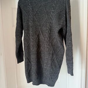Women's Gray Sweater Dress